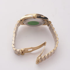 Mens Chain Golden Wrist Watch Black R