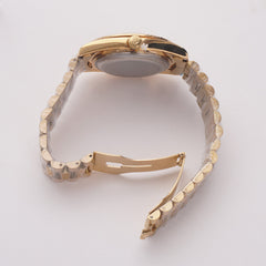 Mens Chain Golden Wrist Watch Golden R