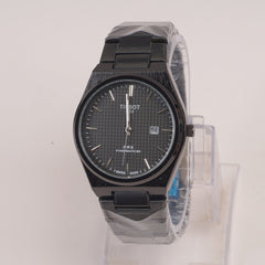 Mens Chain Black Wrist Watch Black Dial