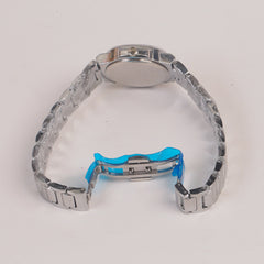 Silver Chain Womans Watch Silver Dial