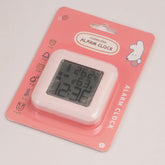 KIDS Table Clock with Alarm Pink