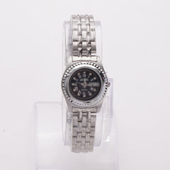Women's Chain Watch Silver-Black