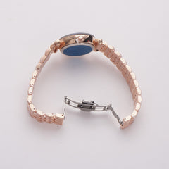 Women's Chain Watch Rosegold Blue