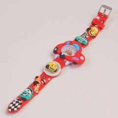 Kids Analogue Watch Red