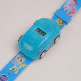 Kids Digital watch Cyan Car