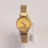 Women's Chain Watch Golden Dial