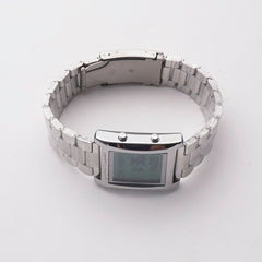 Al Fajr Al Dahabhi Azaan Watch Silver Chain
