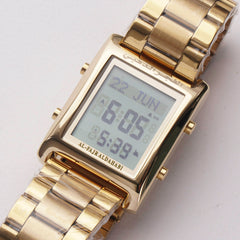 Al Fajr Al Dahabhi Azaan Watch Golden Chain
