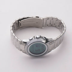 Al Fajr Al Dahabhi Azaan Watch Silver Chain