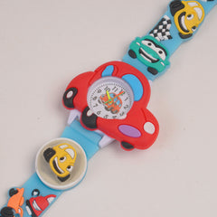 Kids Analogue Watch Cyan