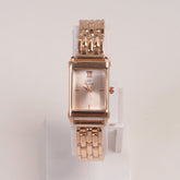 Woman Rosegold Chain Watch pink