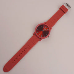Casual Wrist Watch For Men & Women Red