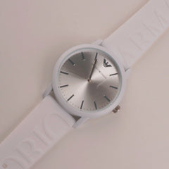 Casual Wrist Watch For Men & Women White