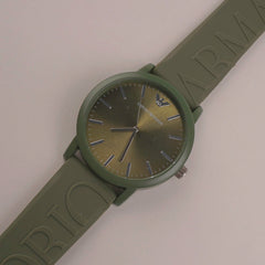 Casual Wrist Watch For Men & Women Olive Green