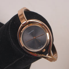 Women Kara Wrist Watch C-K Rosegold Black