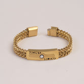 Mens Golden Chain Bracelet MB