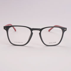 Optical Frame For Man & Woman Black Red