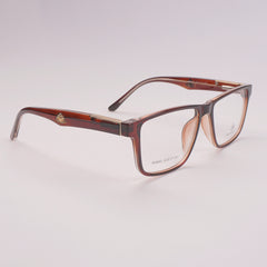 Optical Frame For Man & Woman Orange Brown WW03