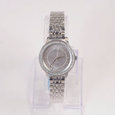 Woman Silver Chain Watch Silver Stone Dial
