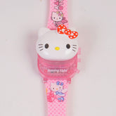 Kids Character digital watch Pink Kitty