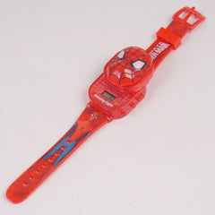 Kids Character digital watch Red SPMAN