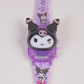 Kids Character digital watch Purple