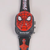 Kids Character digital watch Black SPMAN