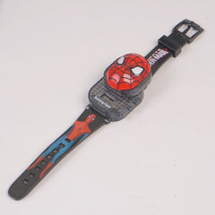 Kids Character digital watch Black SPMAN