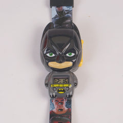 Kids Character digital watch Black Bman1