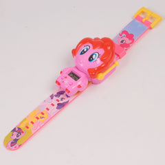Kids Character digital watch Pink