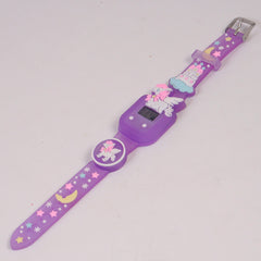 Kids Digital Character Watch Purple Unicorn