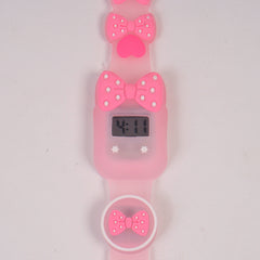 Kids Digital Character Watch Pink Butterfly