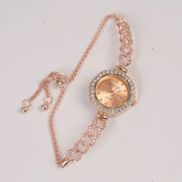 Woman Bracelet Watch Rosegold Dial