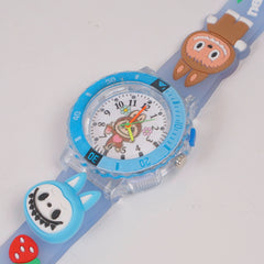 Kids Character Analogue Watch Cyan