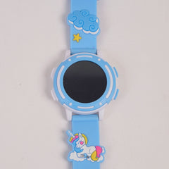 Kids Digital Character Watch Cyan