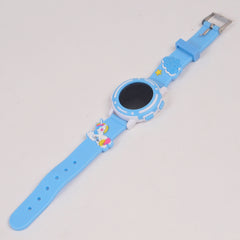 Kids Digital Character Watch Cyan