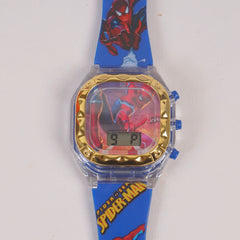 Kids Digital Character Square Watch Blue SPM