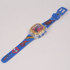 Kids Digital Character Square Watch Blue SPM