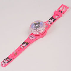 Kids Spinner Character digital watch pink