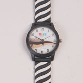 Kids Analogue Watch Blk Whte