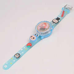 Kids Character Analogue Watch Cyan