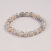 Beads Bracelets for Men & Women White_grey