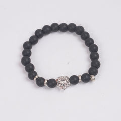 Beads Bracelets for Men & Women Silver Lin