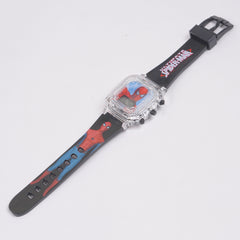 Kids digital character watch Black Spman