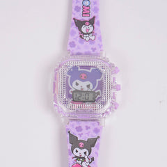 Kids digital character watch Purple
