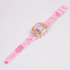 Kids digital character watch Pink Unicon