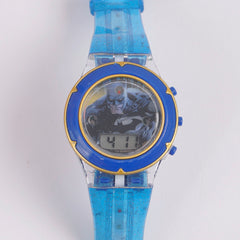 Kids Musical Lighting digital watch Blue Bman