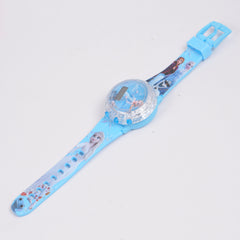 Kids Spinner Character digital watch Cyan