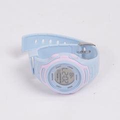 KIDS sports digital watch light blue