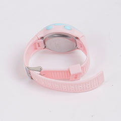 KIDS sports digital watch light pink